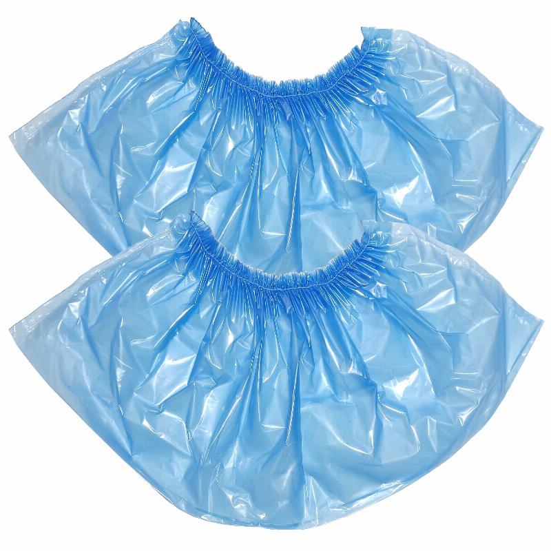 Бахіли медичні поліетиленові одноразові нестерильні ТМ "Бахилкин" 15 мкм, г/м2, резинки